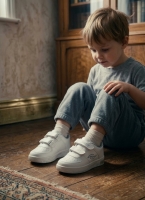 Airvox Işıklı Cırtlı Sneaker Unisex Ayakkabı Beyaz 26-30