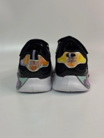 Glossy Cırtlı-Lastikli Kız Spor Ayakkabı Siyah 31-35