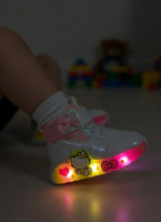 Hello Işıklı Kız Çocuk Botu Pembe 22-25