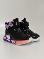 Hello Işıklı Kız Çocuk Botu Siyah 22-25