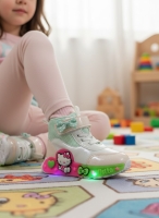 Hello Işıklı Kız Çocuk Botu Su Yeşili 22-25