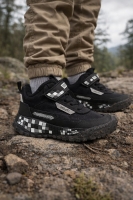 Mega Unisex Çocuk Botu Siyah Gri 31-35