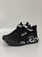 Mega Unisex Çocuk Botu Siyah Gri 31-35