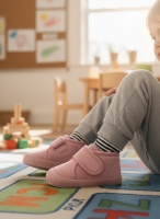 Mufi Kız Çocuk Ev ve Kreş Ayakkabısı Pembe 26-30