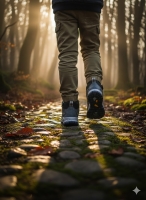 Trekfo Erkek Trekking Cırtlı-Lastikli Çocuk Botu Lacivert Gri 31-35