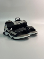 Wavex Unisex Çocuk Sandalet Siyah Gri 26-35